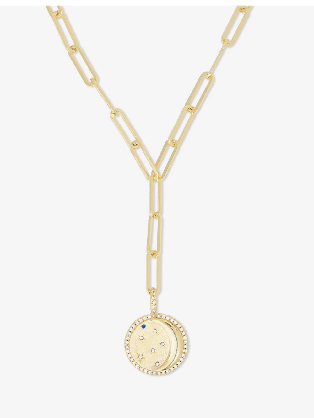 Melinda Maria You're a Star Gold Lariat Necklacr